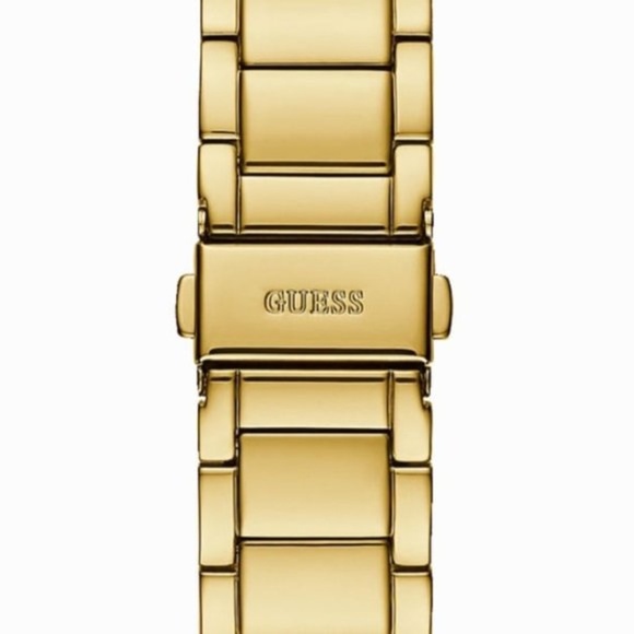 New GUESS Gold Tone Case Gold Tone Stainless Steel Watch - Picture 3 of 8